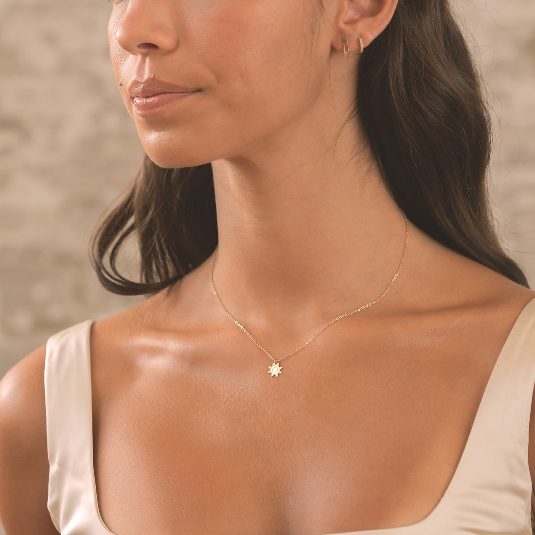 Sun Pendant Necklace