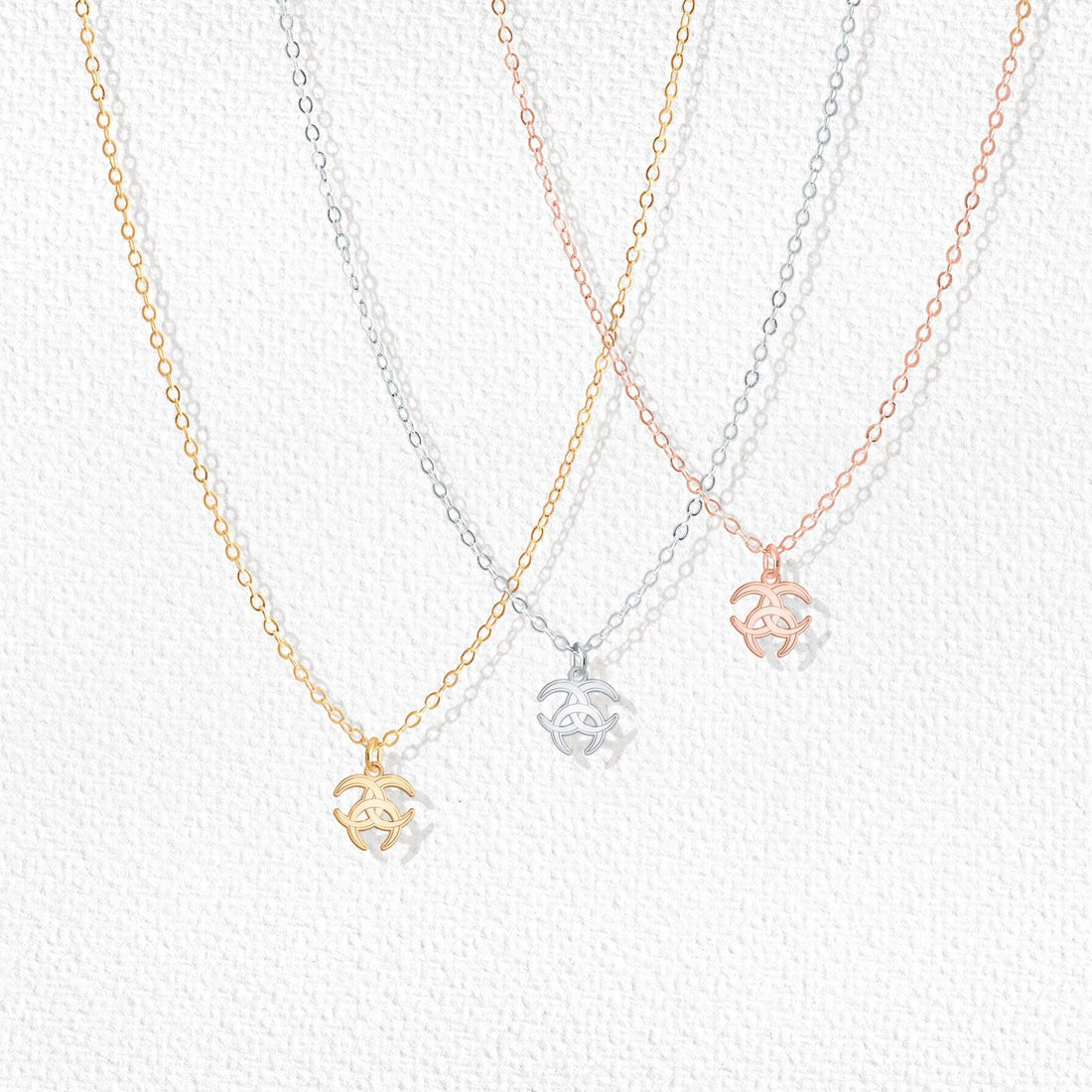 Triple Moon Necklace