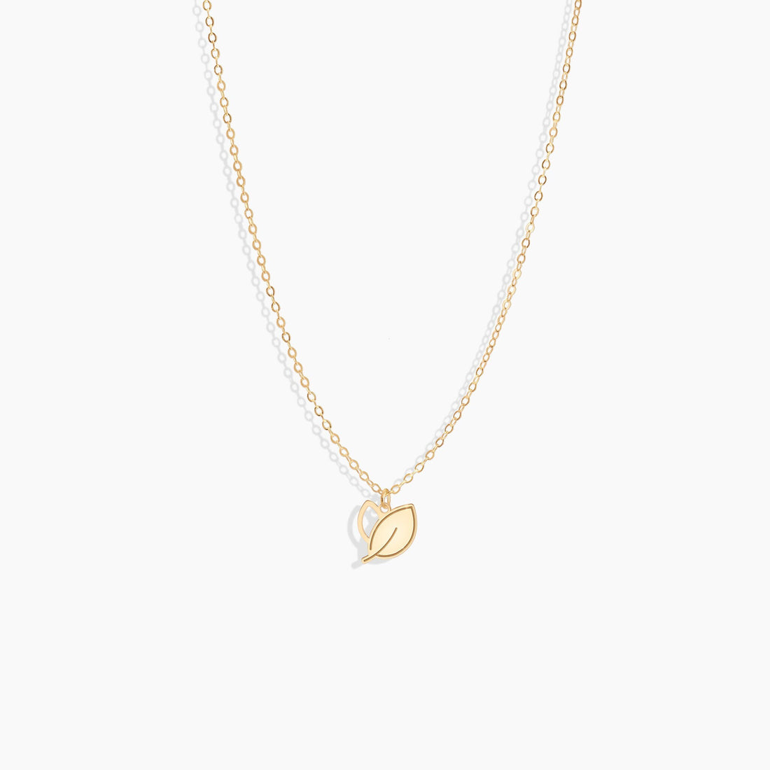 Leaf Necklace Dainty