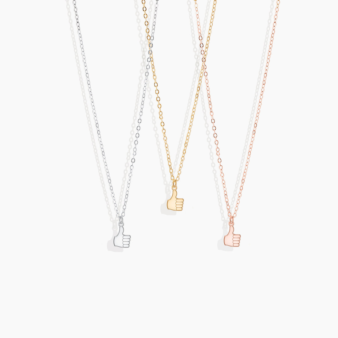 Thumbs Up Hand Necklace