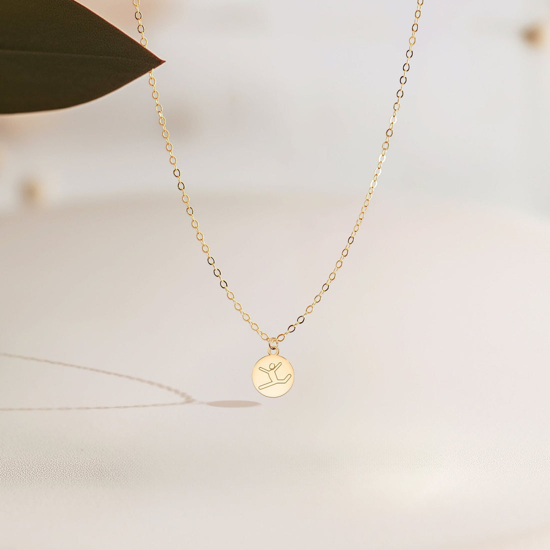 Gymnast Pendant Necklace