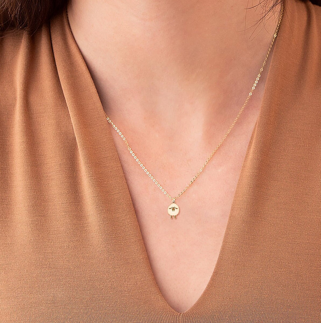 Sheep Pendant Necklace