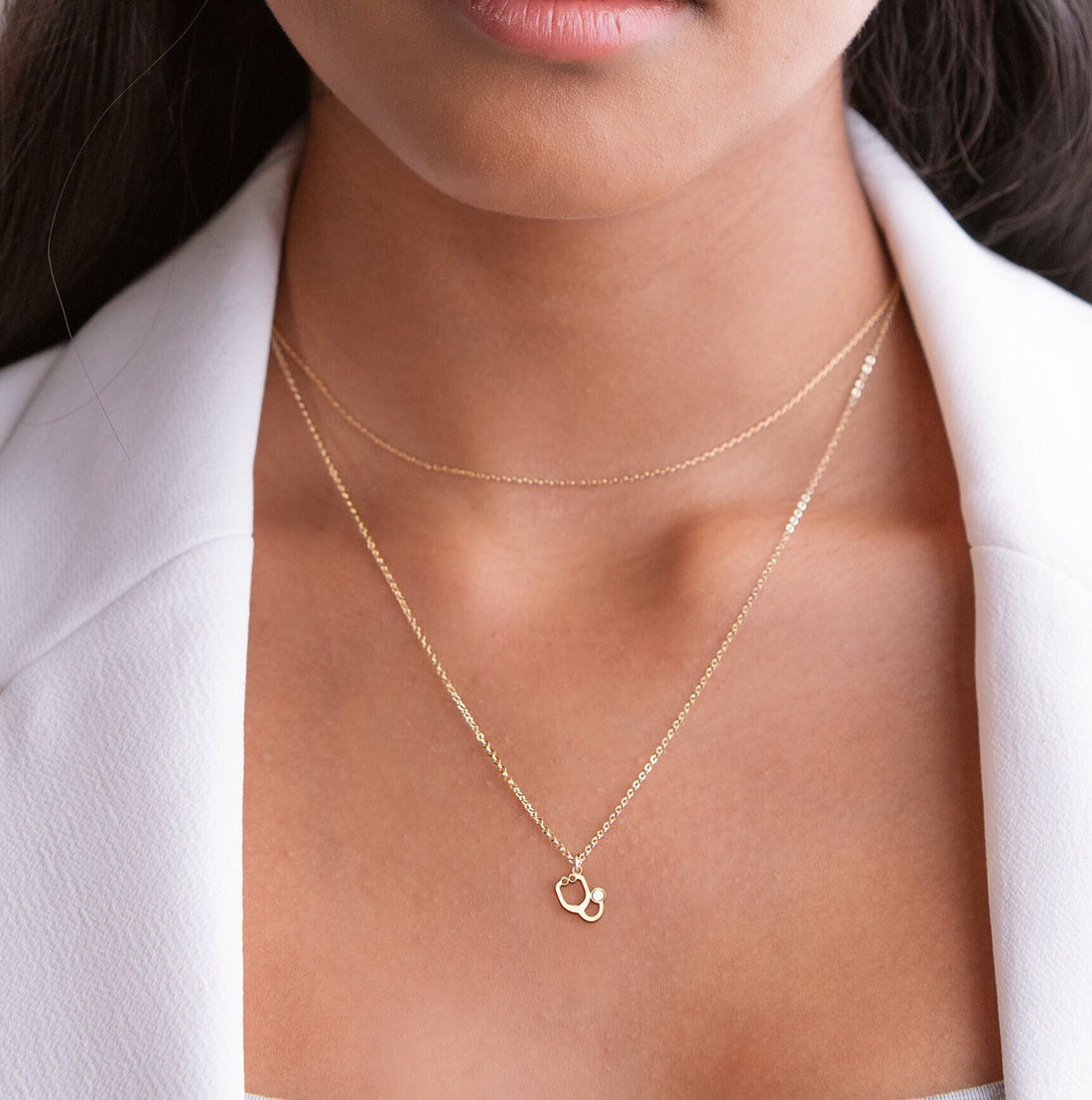 Stethoscope Pendant Necklace