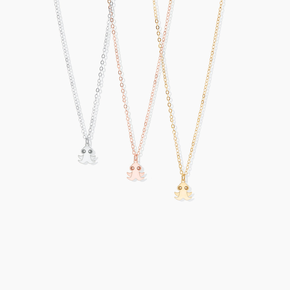 Little Octopus Cable Pendant Necklace