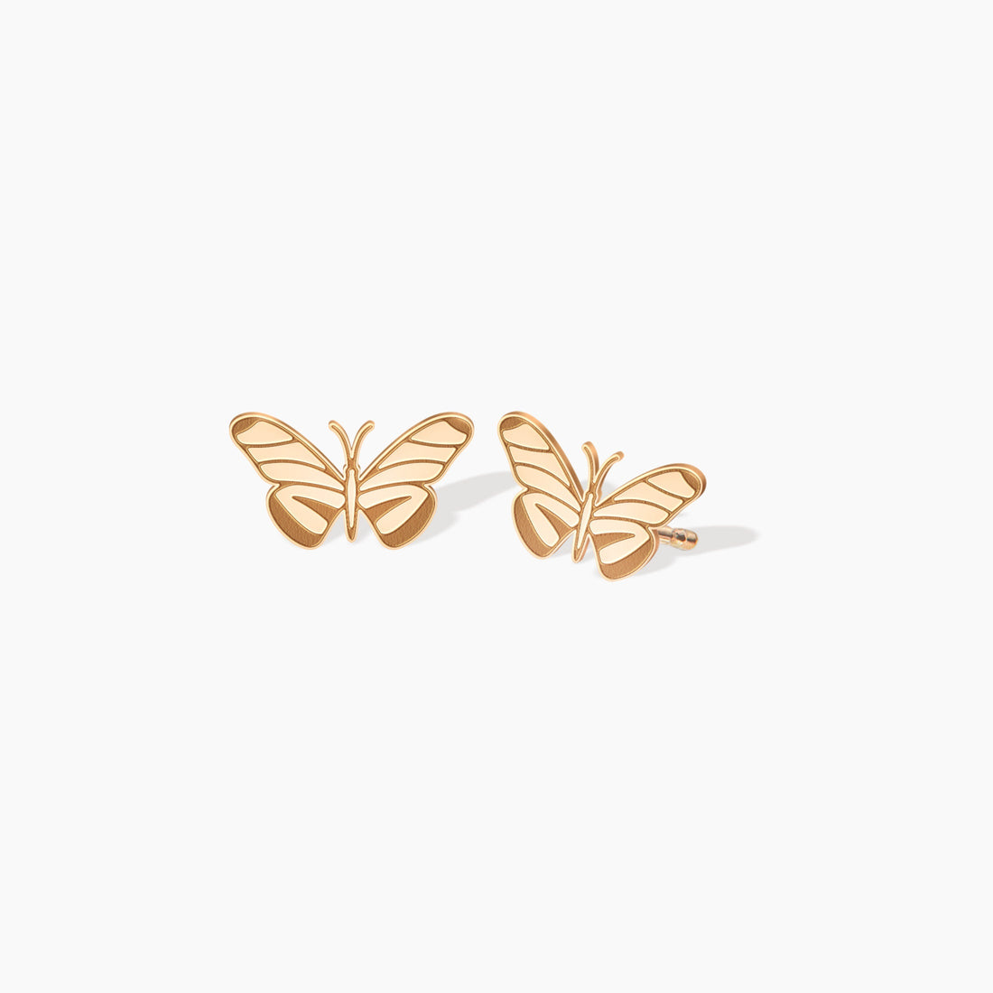 Butterfly Moth Stud Earrings