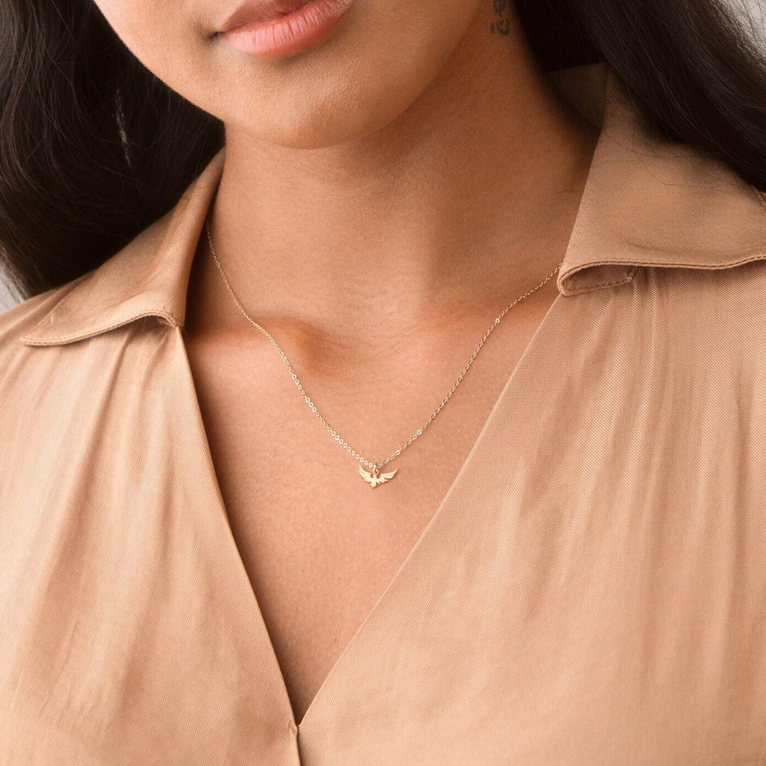 Firebird Cable Pendant Necklace