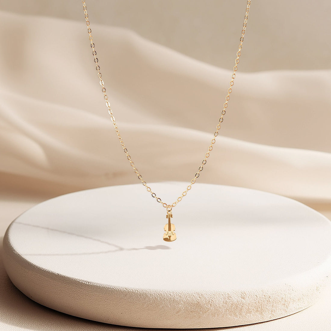 Music Note Pendant Necklace