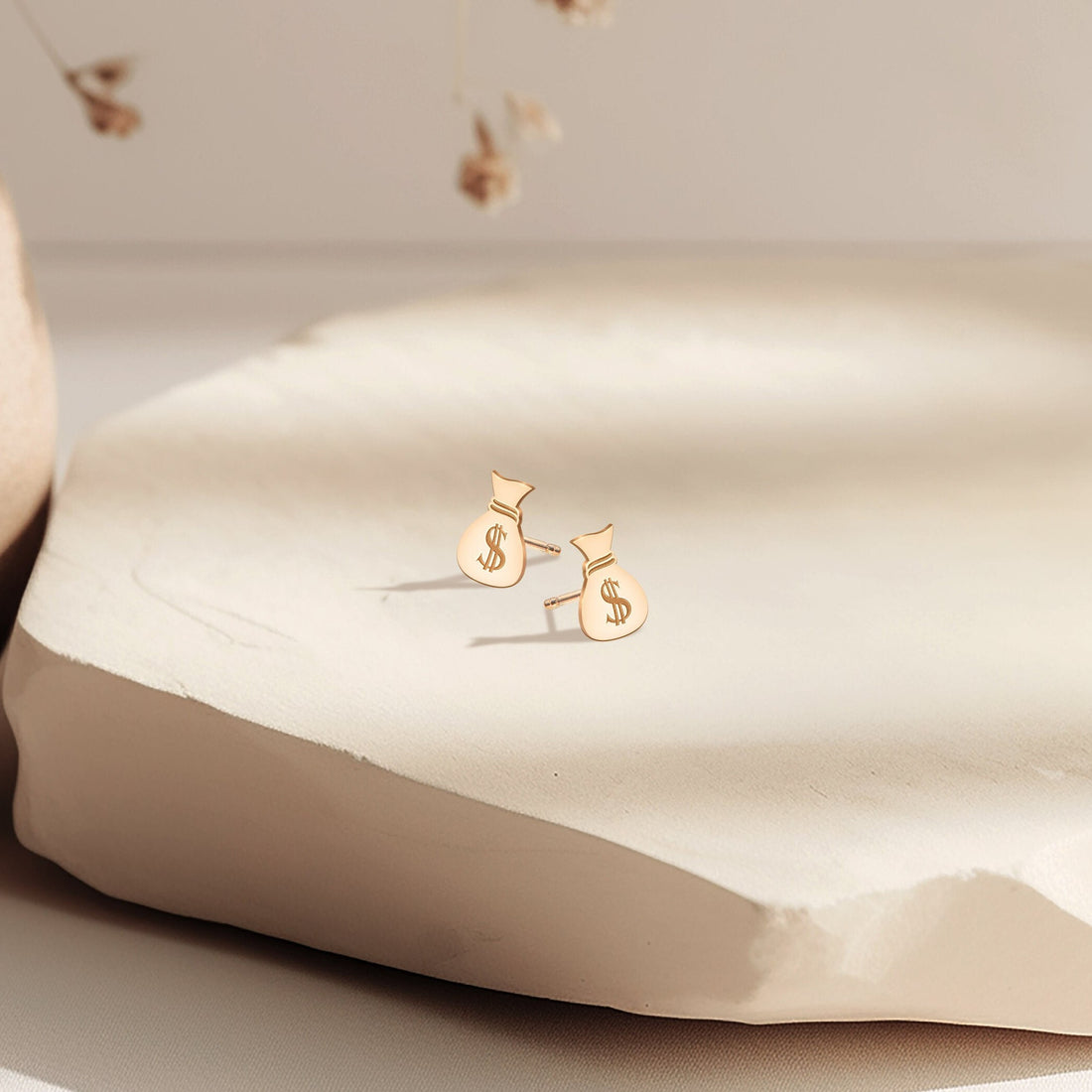 Money Bag Earrings