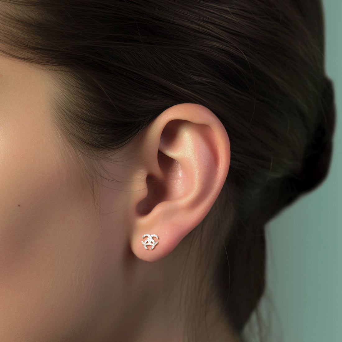 Biohazard Earrings Dainty