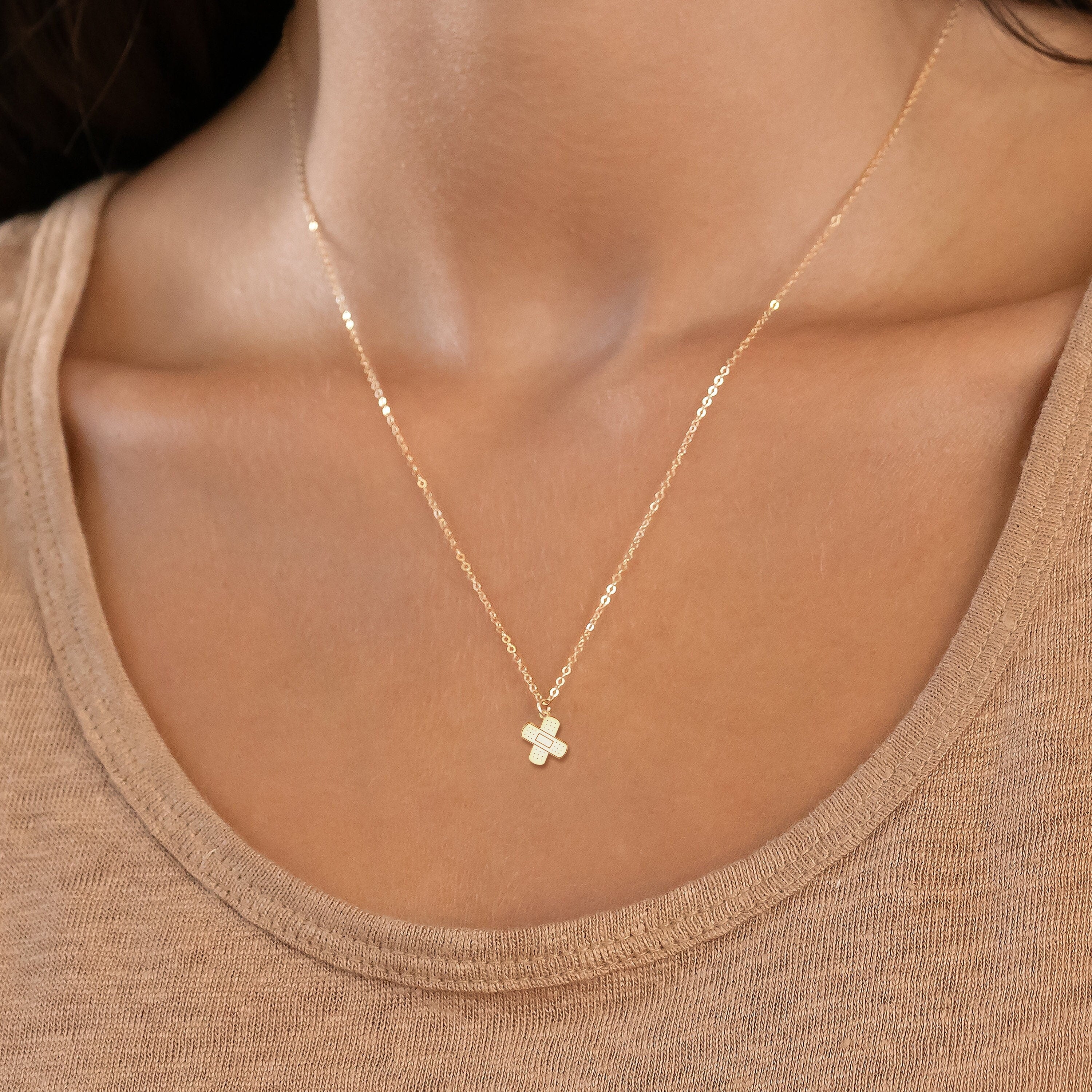 Band-Aid Pendant Necklace