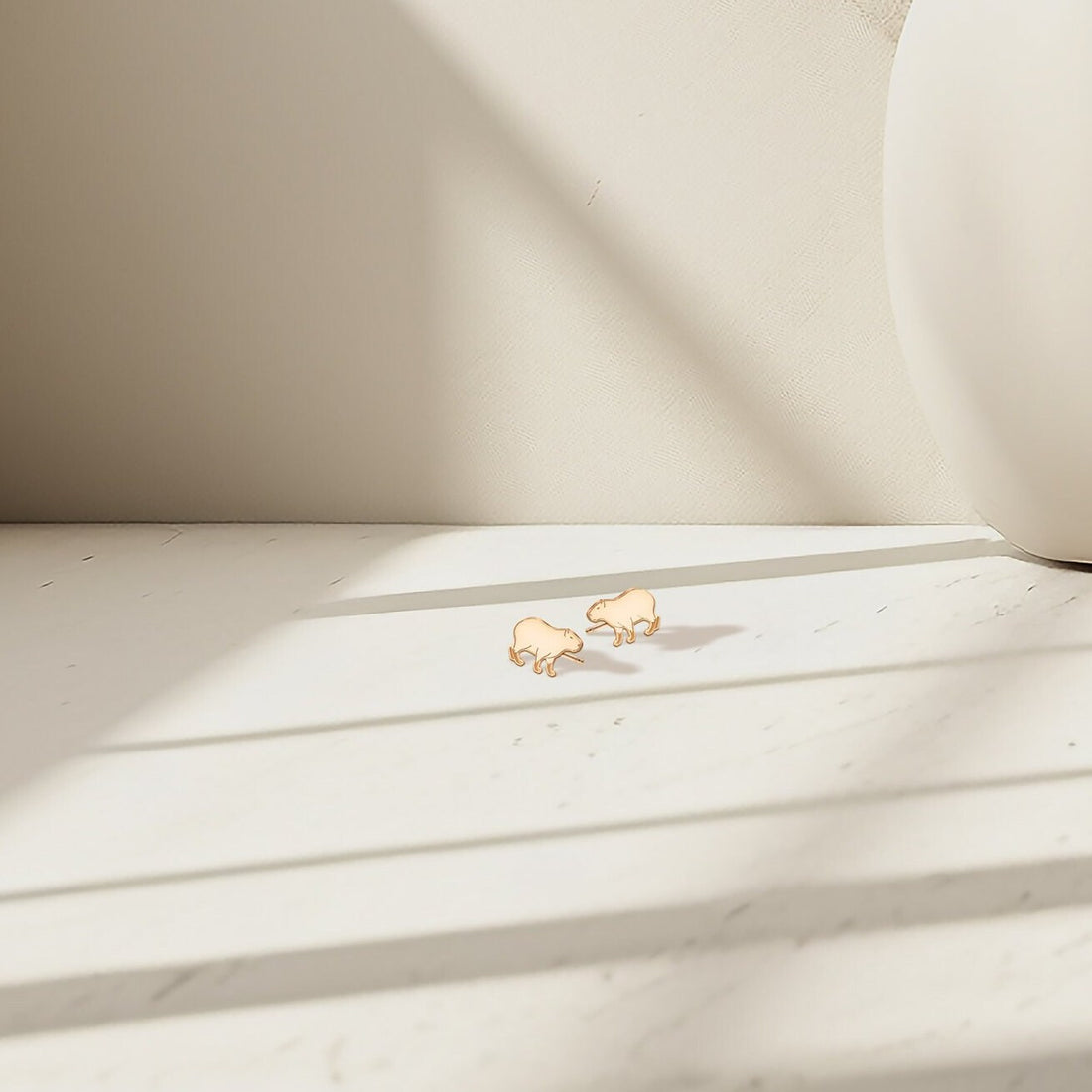 Capybara Stud Earrings