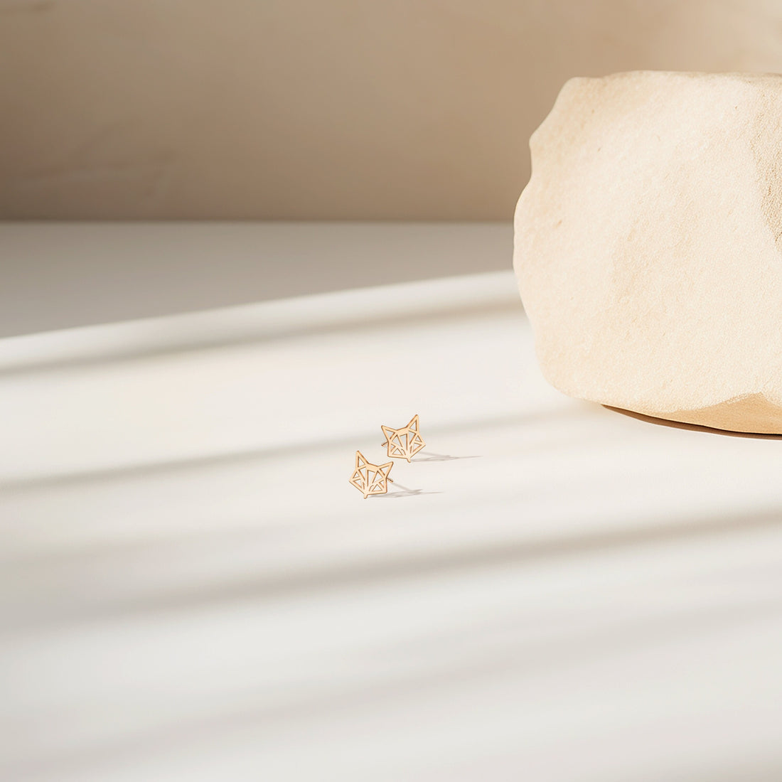 Fox Head Earrings