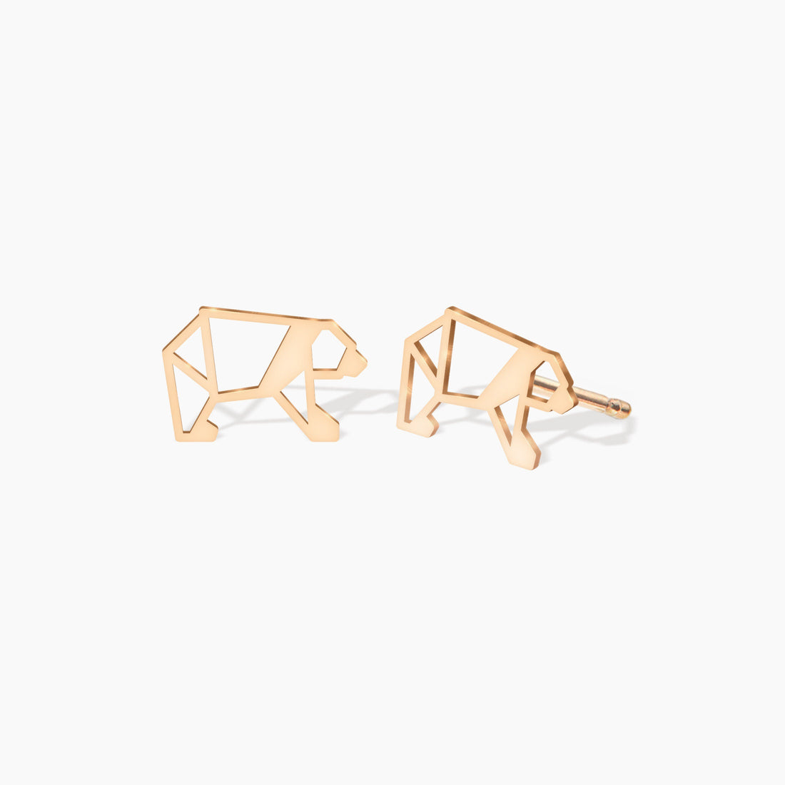 Bear Earrings Origami
