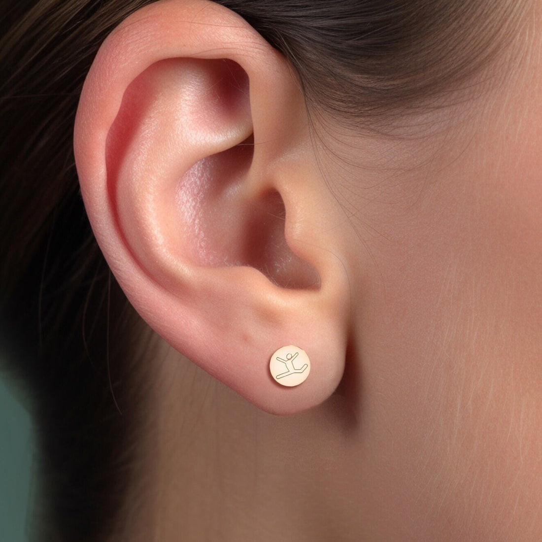 Gymnastics Stud Earrings