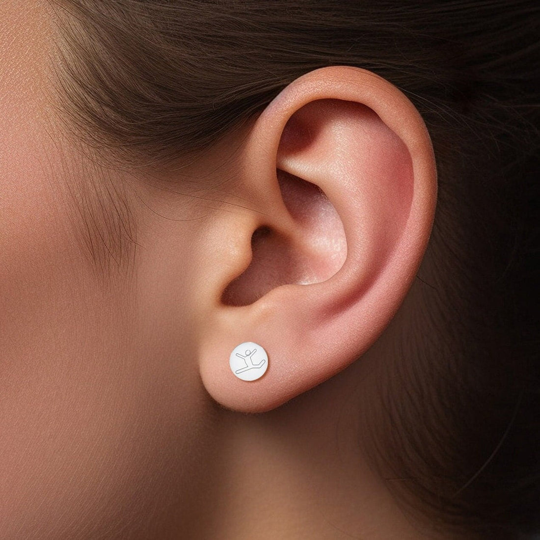 Gymnast Stud Earrings