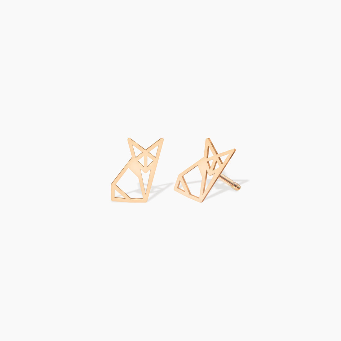 Fox Cutout Stud Earrings