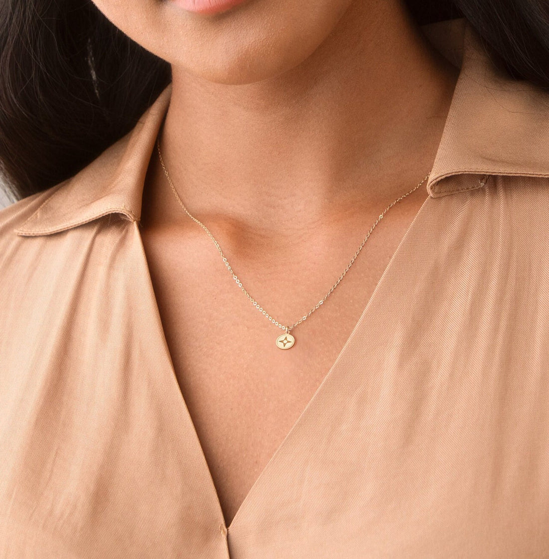 Compass Necklace Cute