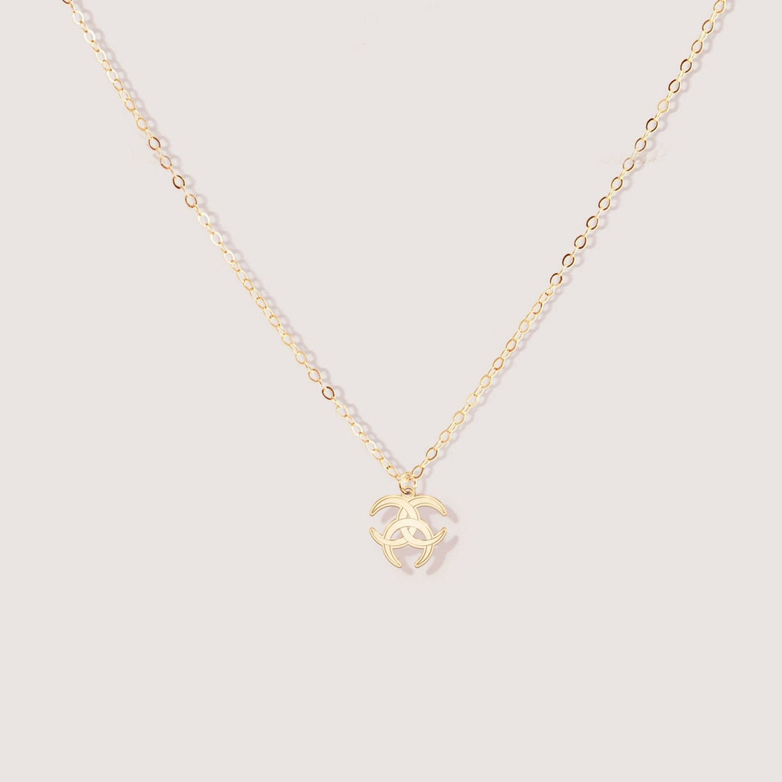 Triple Moon Necklace