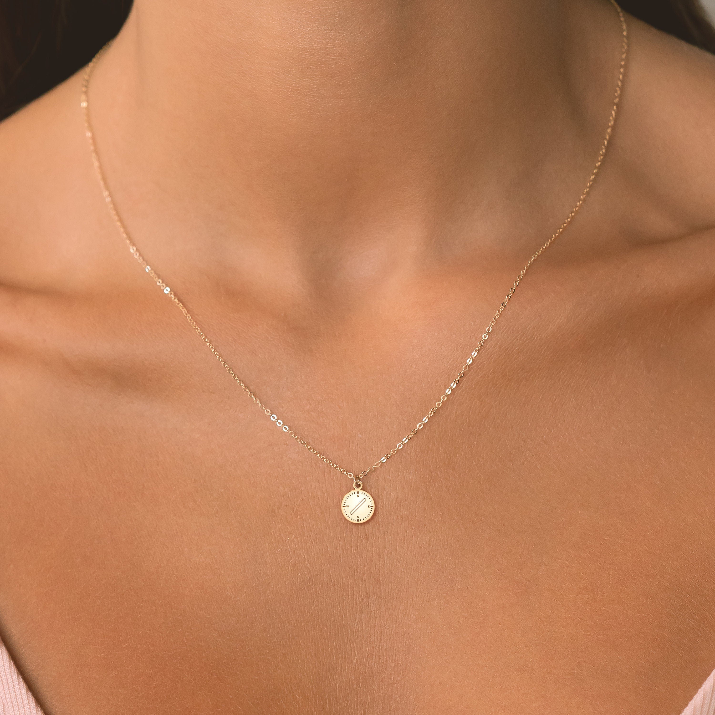 Compass Pendant Necklace