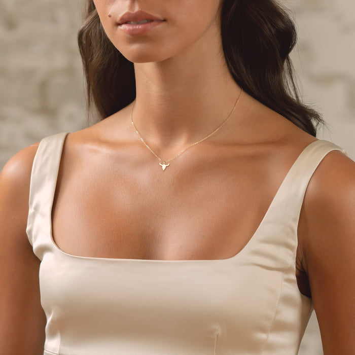 Cow Skull Necklace