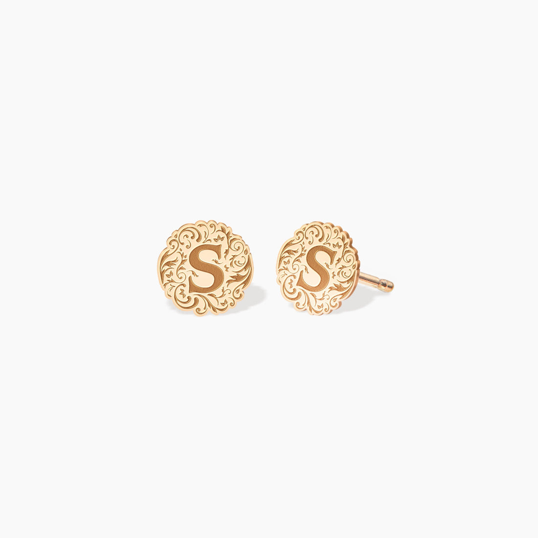 Dainty Initial Earrings