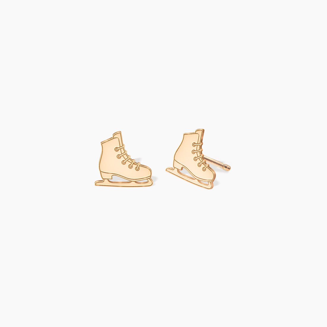 Ice Skate Stud Earrings