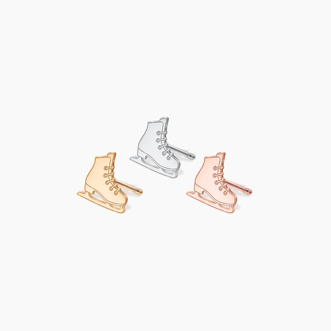 Ice Skate Stud Earrings