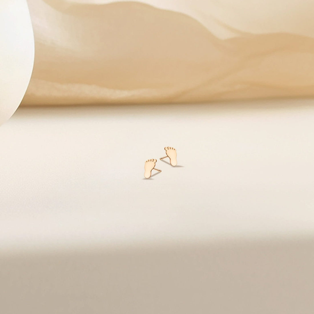 Baby Feet Stud Earrings