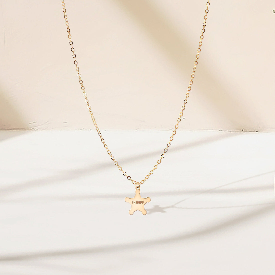 Sheriff Star Necklace