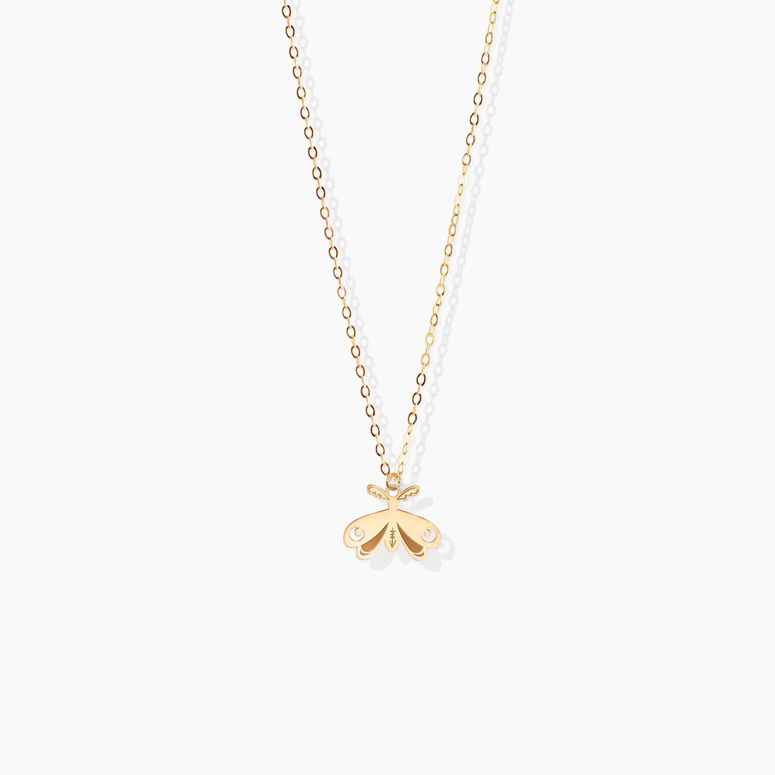 Moth Pendant Necklace