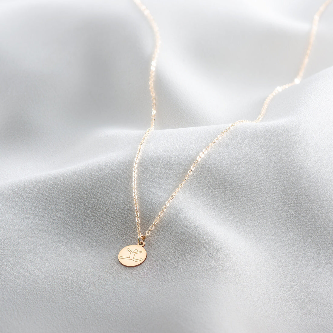 Gymnast Pendant Necklace