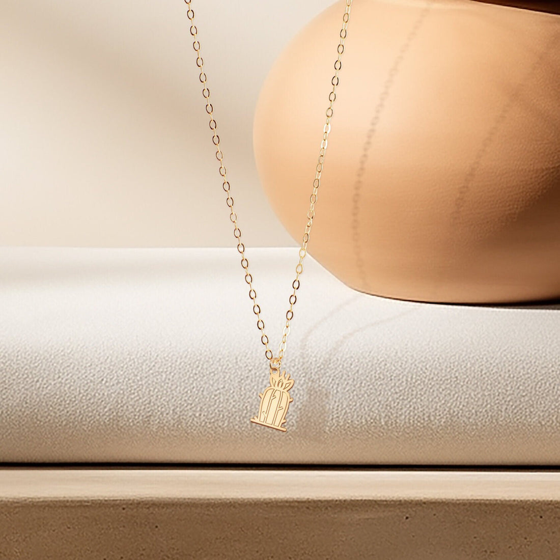 Cactus Plant Necklace