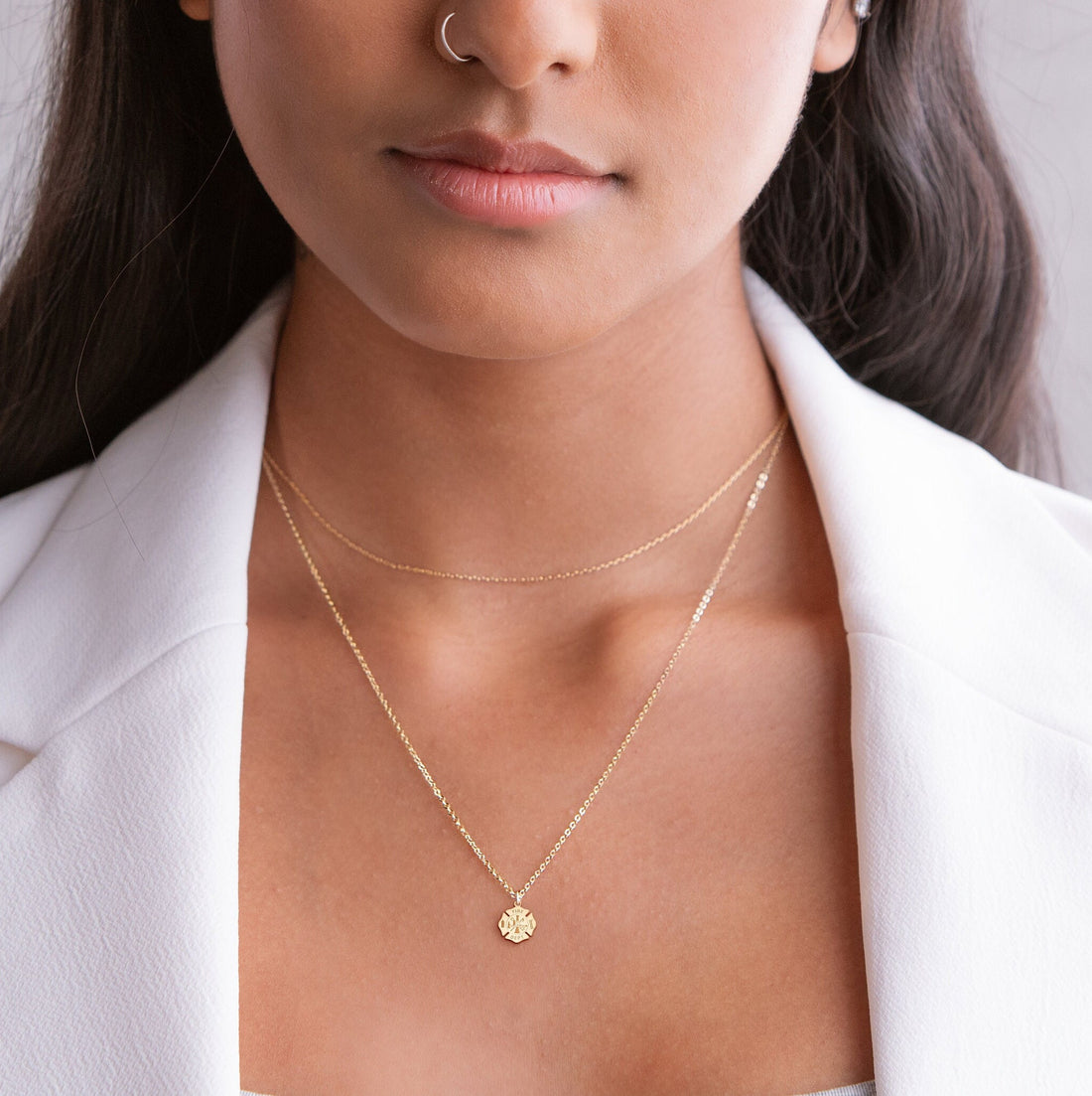 Fire Department Badge Necklace