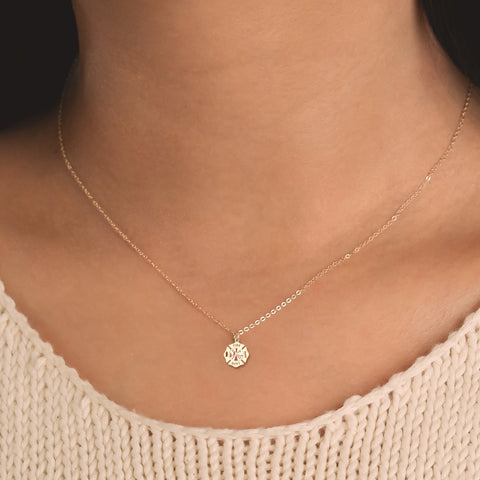 Fire Badge Necklace
