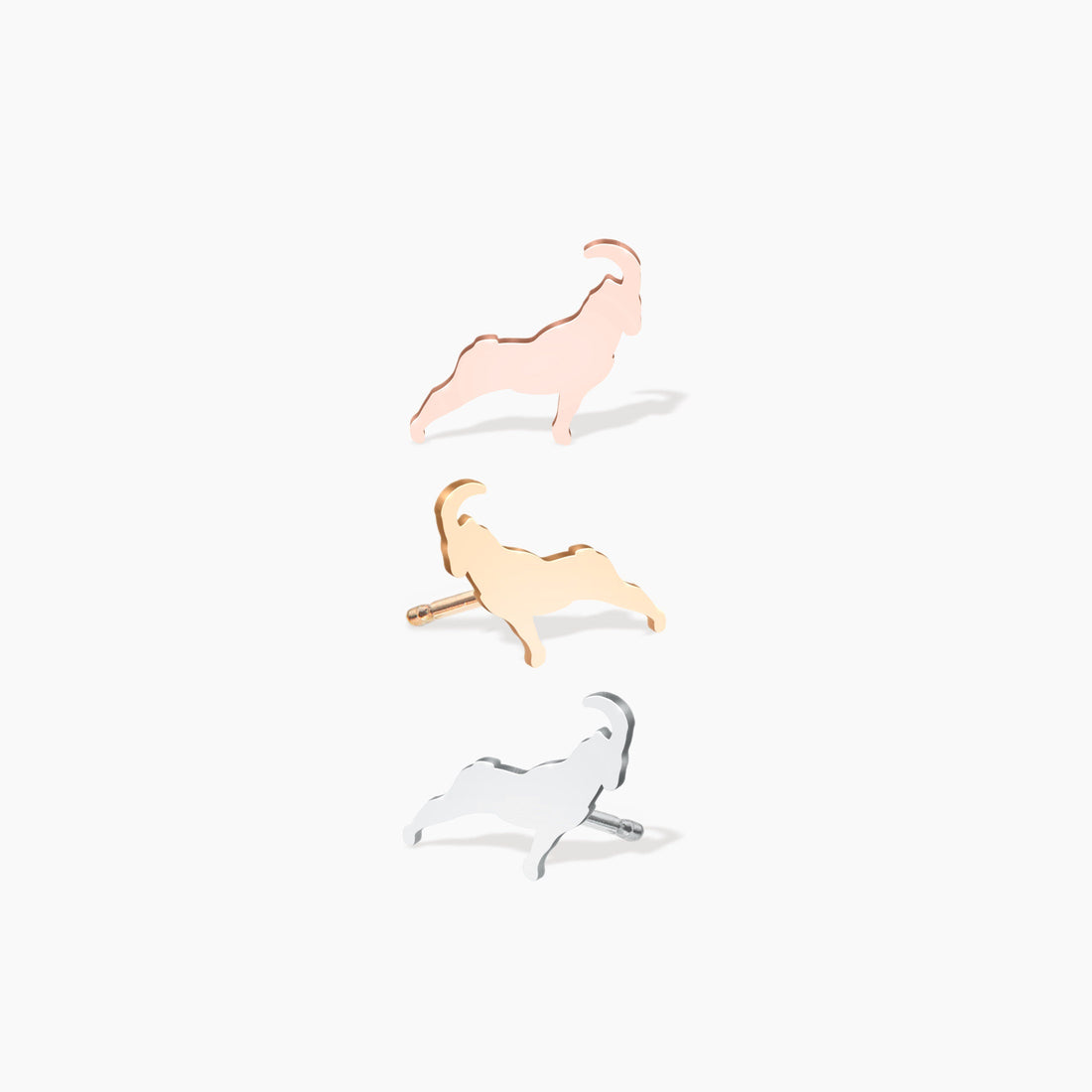 Aries Zodiac Stud Earrings
