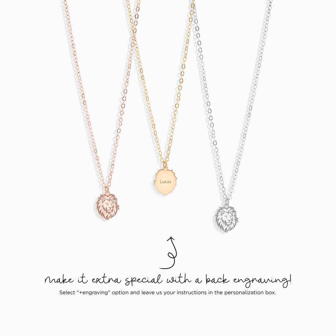Lion Pendant Necklace