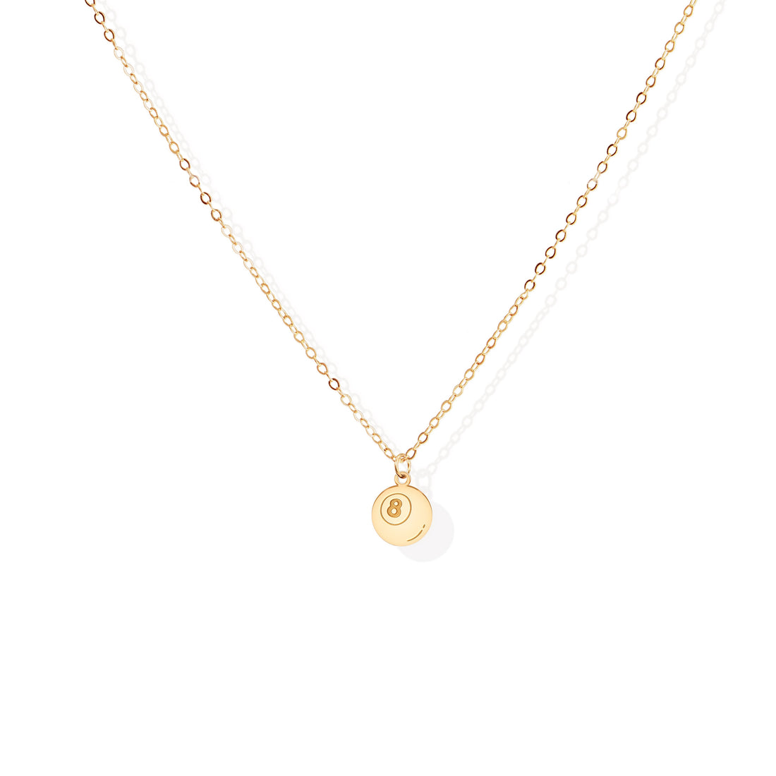 8-Ball Pendant Necklace