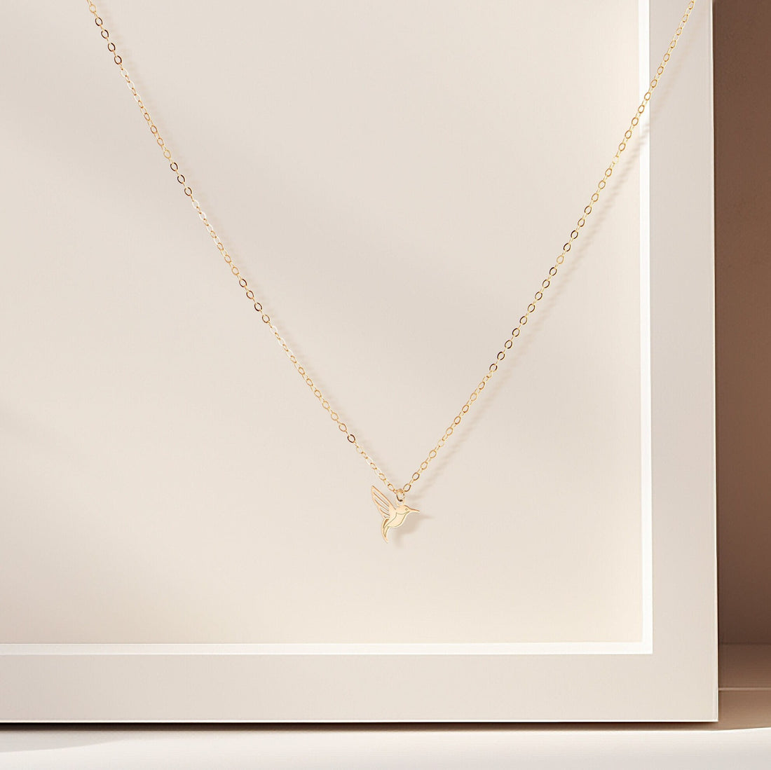 Hummingbird Charm Necklace