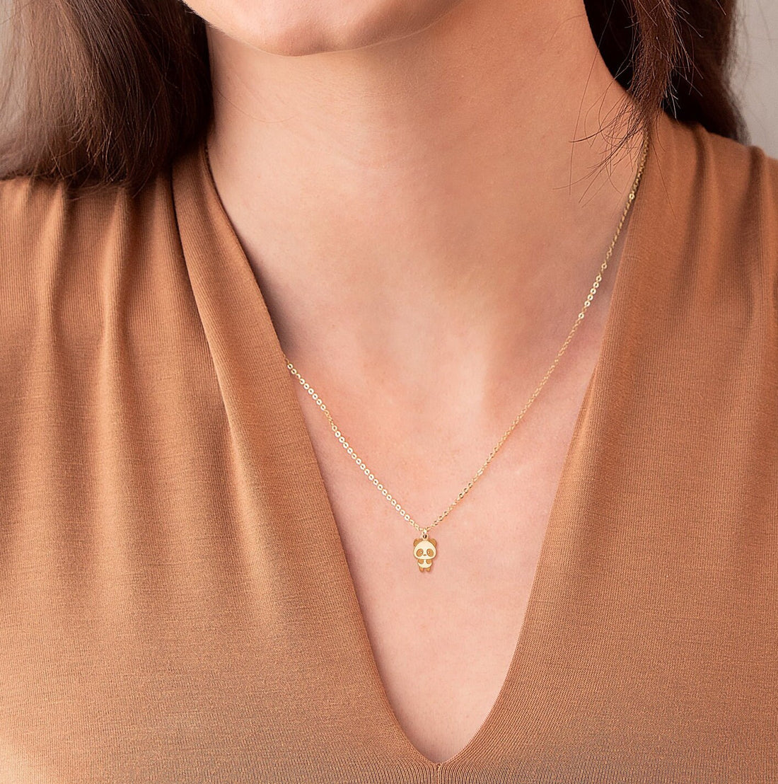 Cute Panda Pendant Necklace