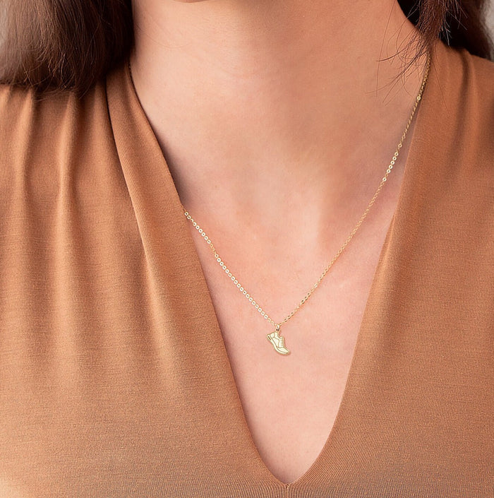 Running Shoe Pendant Necklace