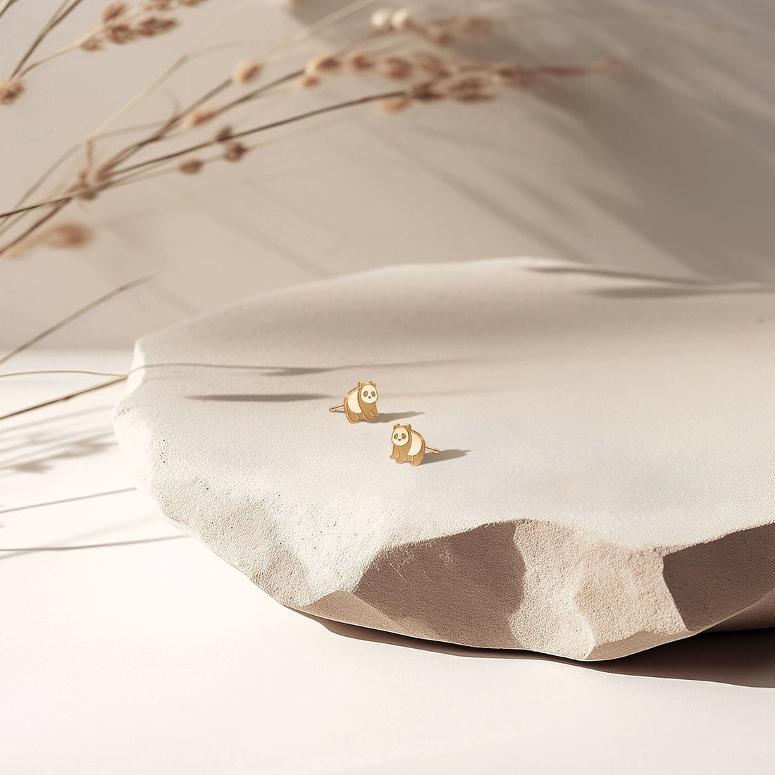 Panda Bear Studs