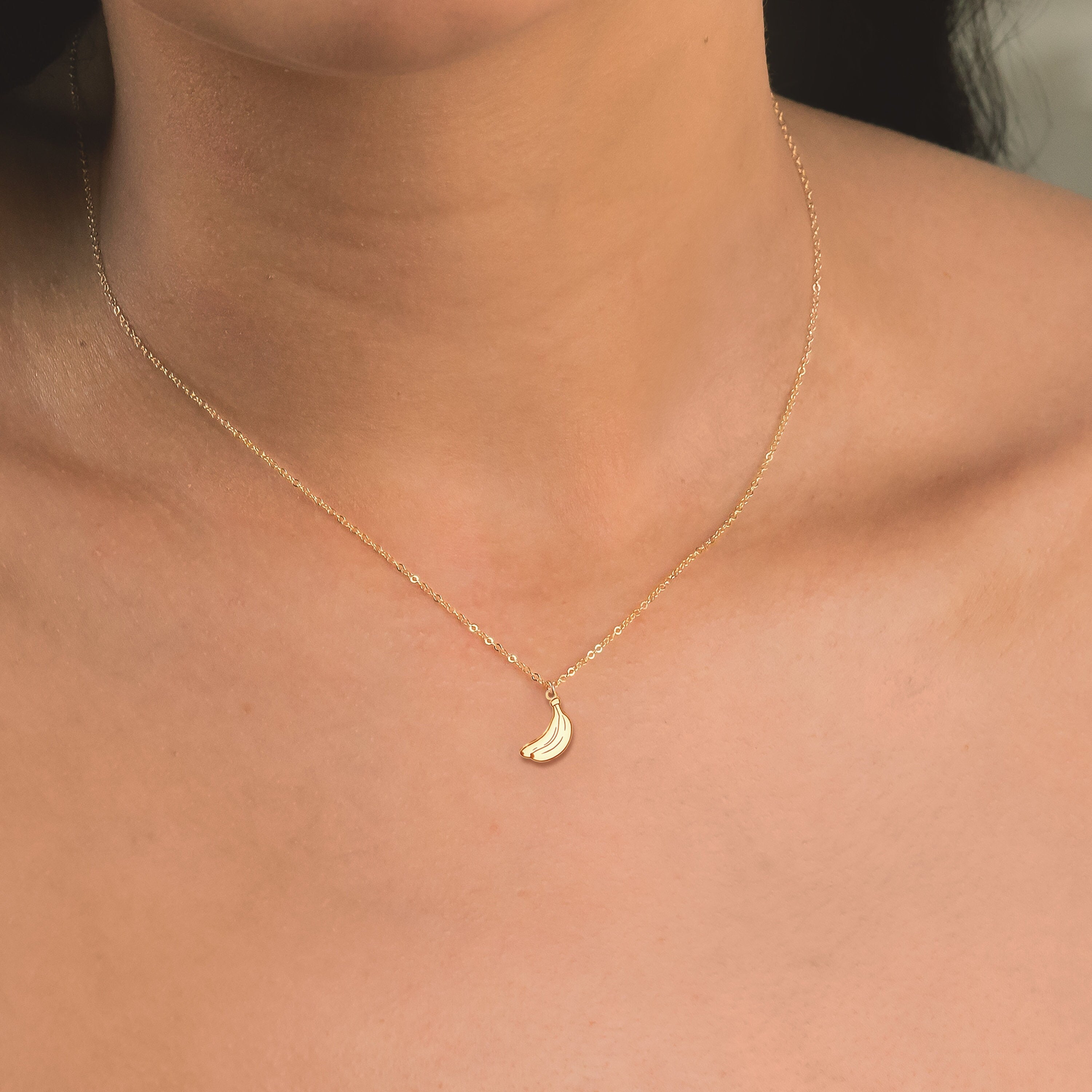 Banana Pendant Necklace