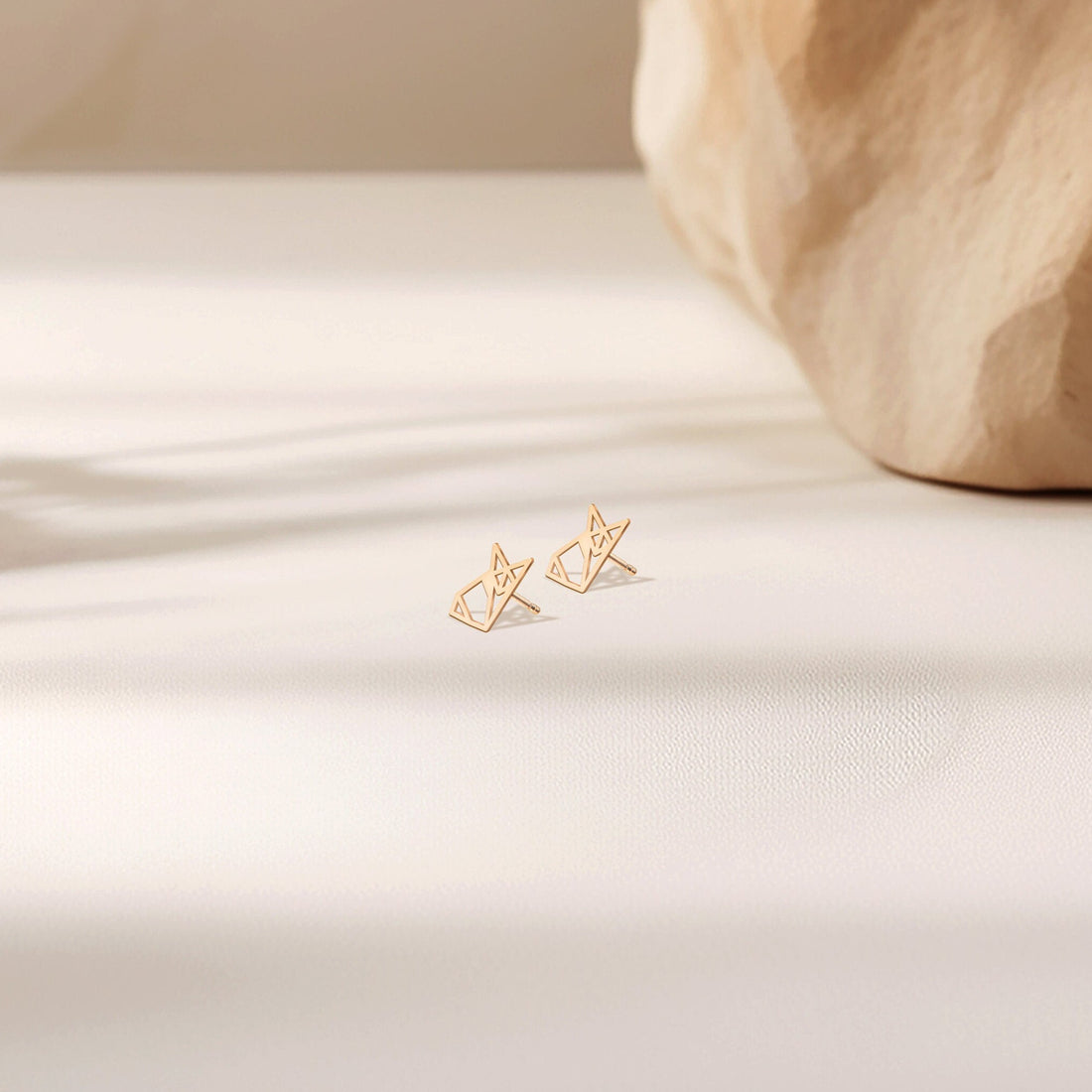 Fox Cutout Stud Earrings