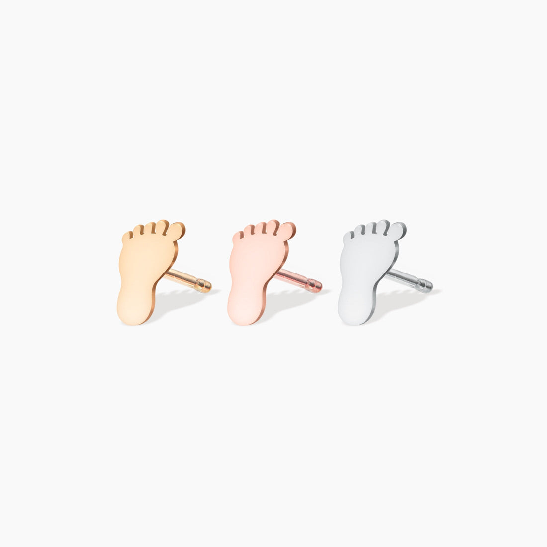 Baby Feet Stud Earrings