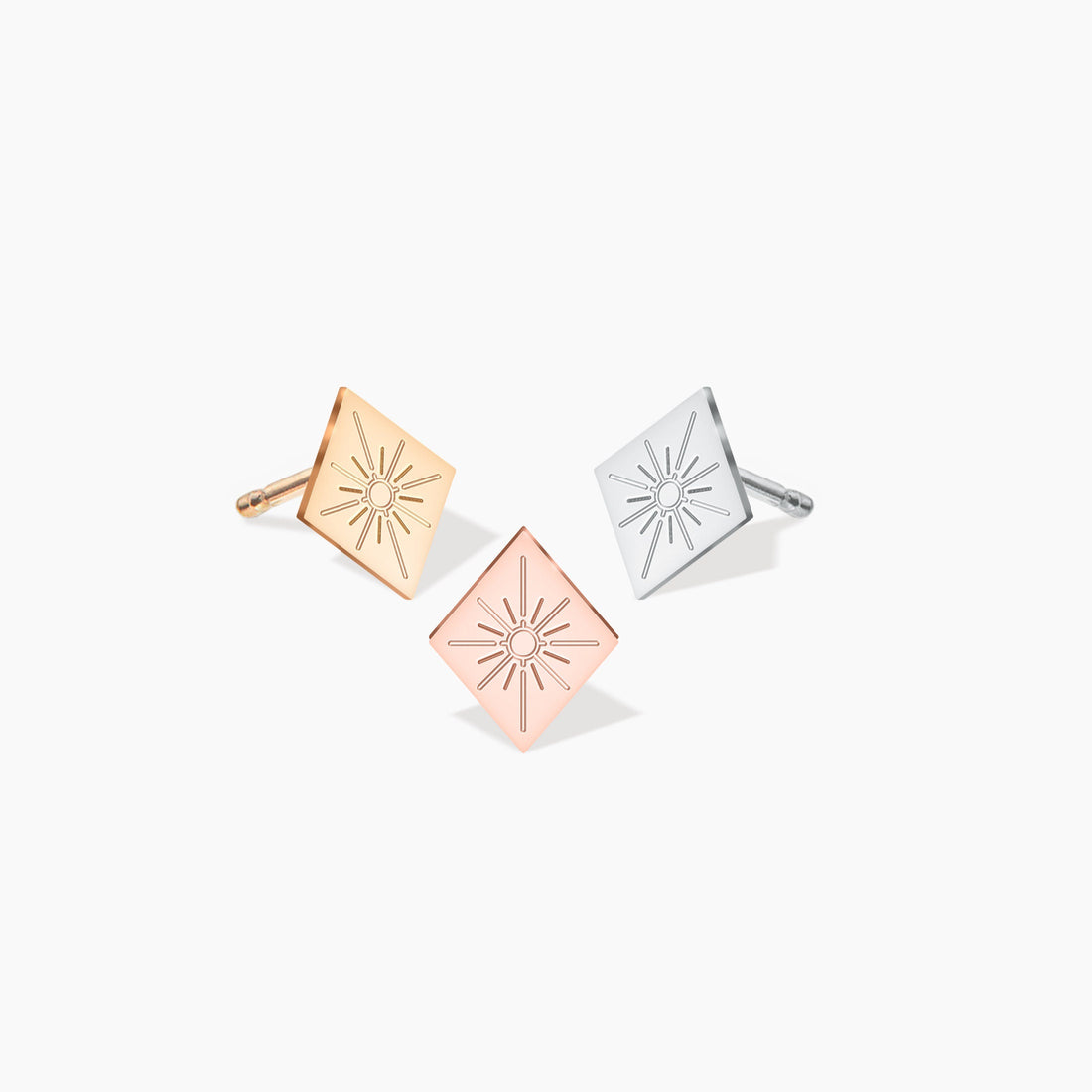 Star Charm Stud Earrings