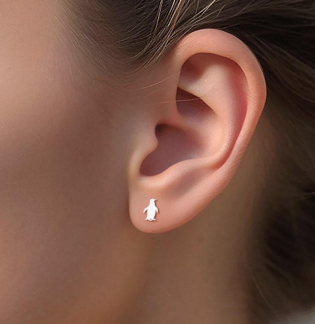 Penguin Bird Earrings