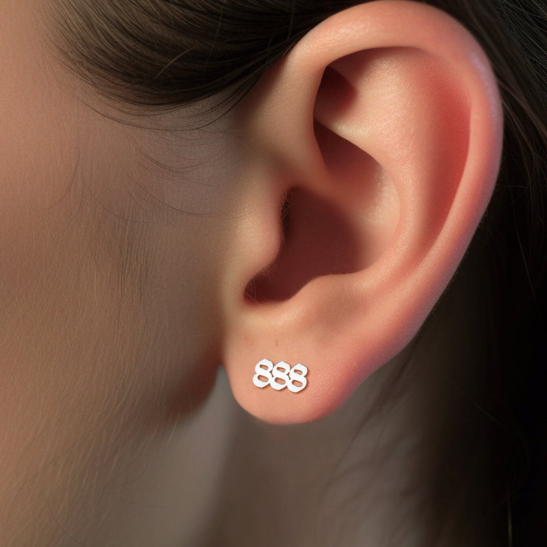 Angel Number Stud Earrings