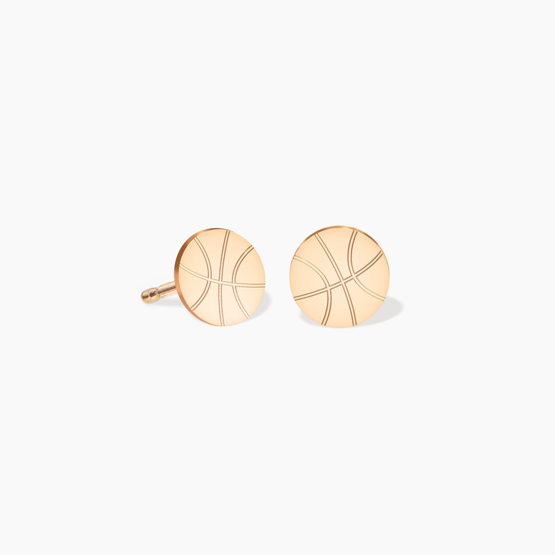 Small Basketball Earrings