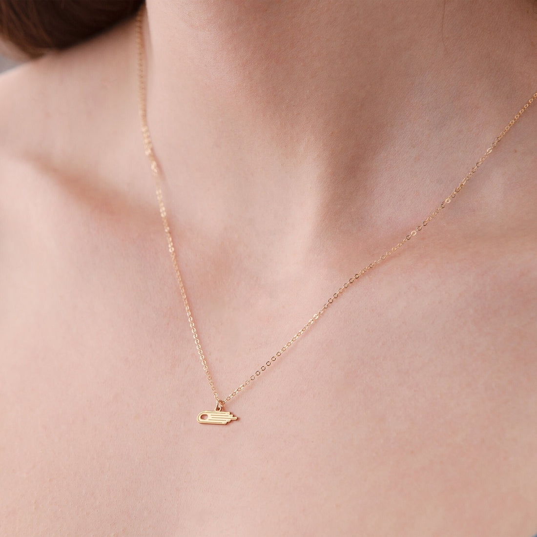 Comet Charm Necklace