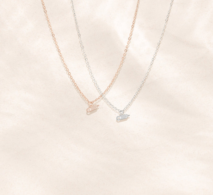 Comet Charm Necklace